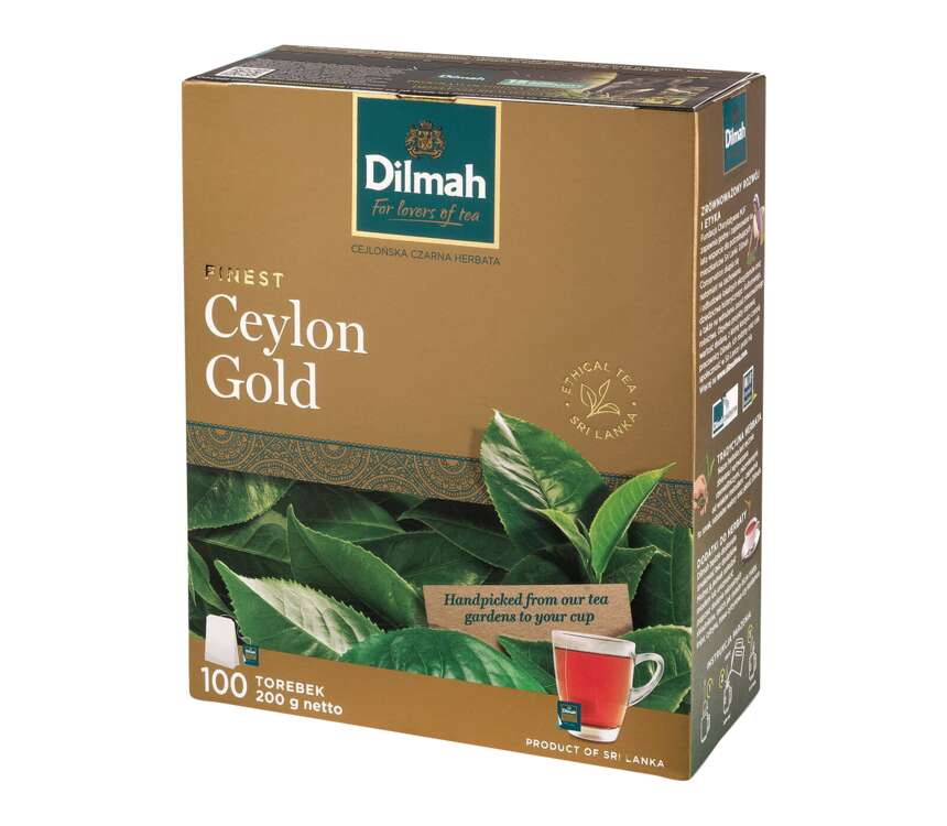 Dilmah Herbata czarna Ceylon Gold ekspres. 100x2 g kaufland.pl