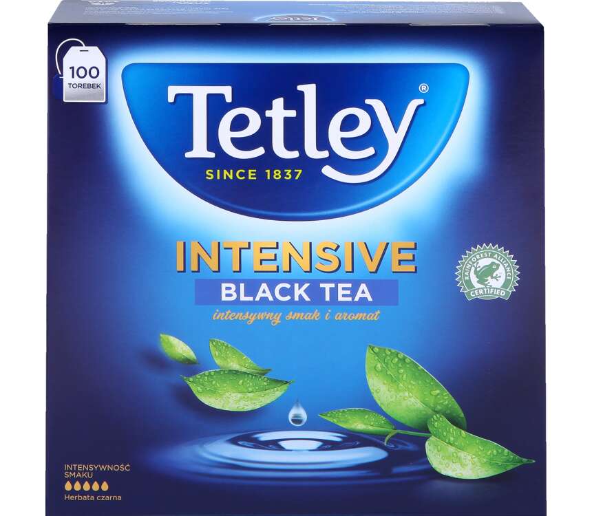 Tetley Intensive Herbata czarna  100x2 g