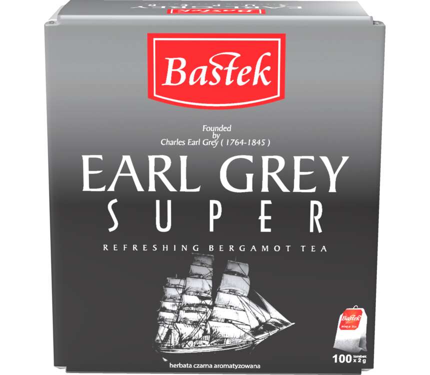Bastek Herbata czarna Earl Grey 100x2g