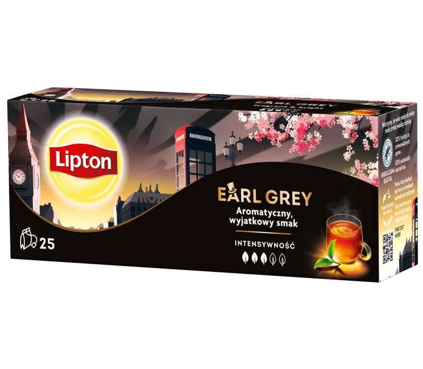 Lipton Herbata Earl Grey czarna 25x1,5 g kaufland.pl