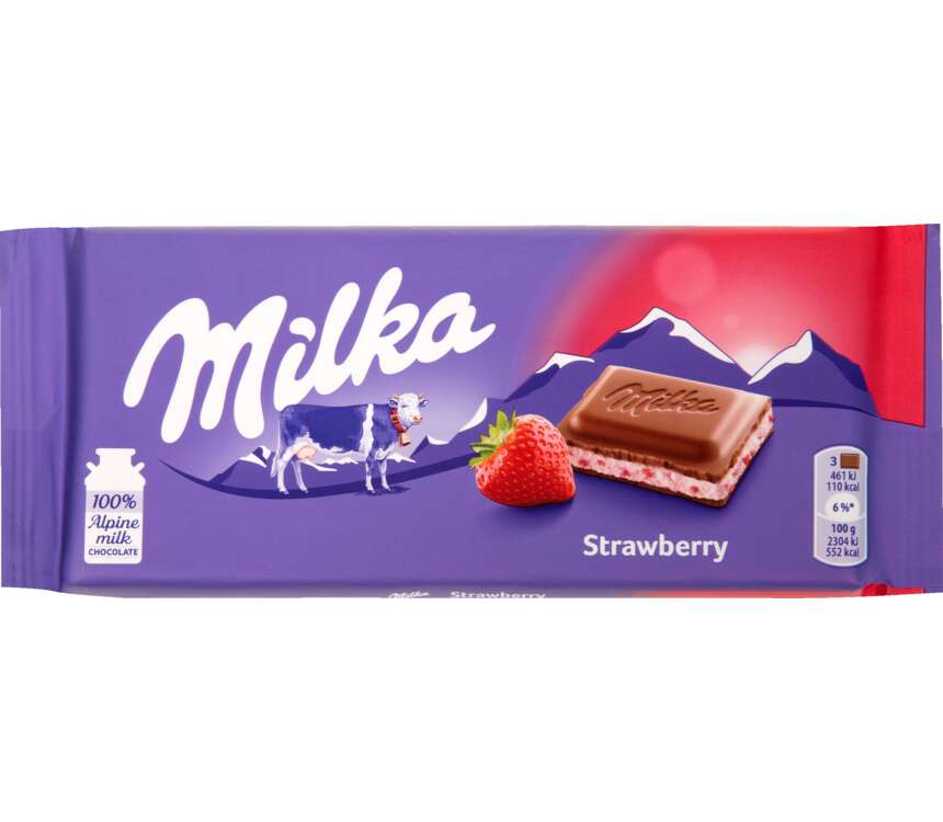 Milka Czekolada mleczna jogurt-truskawka 100 g kaufland.pl