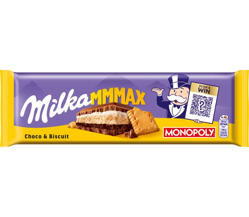Milka Czekolada mleczna Schoko&Biscuit 300 g kaufland.pl