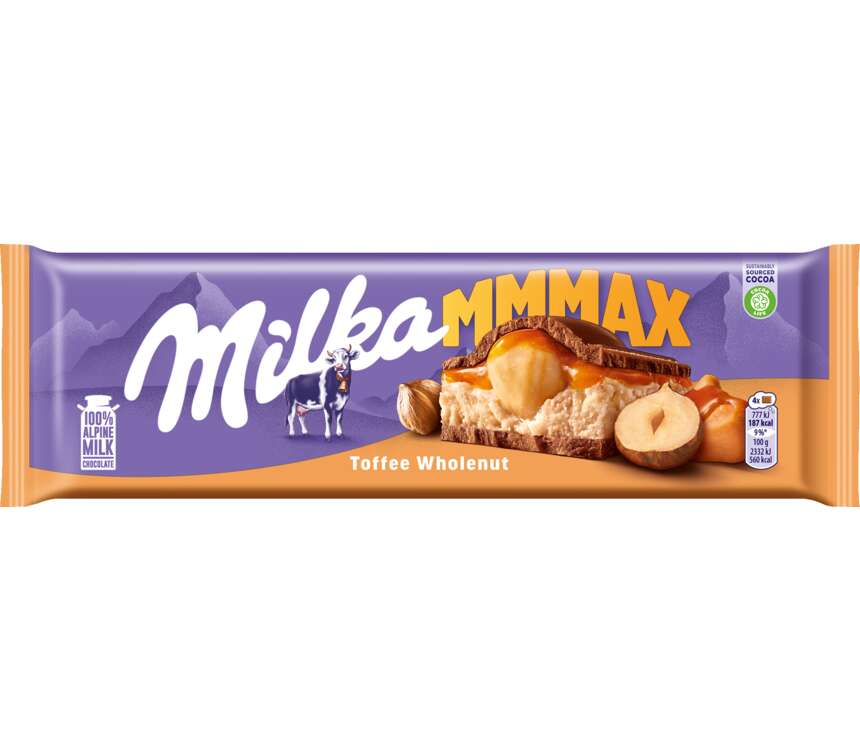 Milka Czekolada mleczna toffi z orzechami 300 g kaufland.pl
