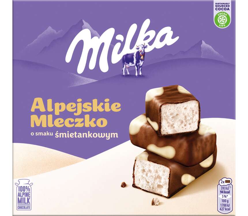 Milka Happy Cows Alpejskie mleczko smak śmietankowy 330 g kaufland.pl