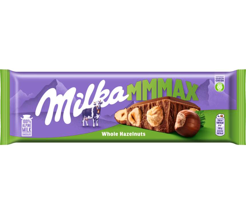 Milka Czekolada mleczna z orzechami 270 g