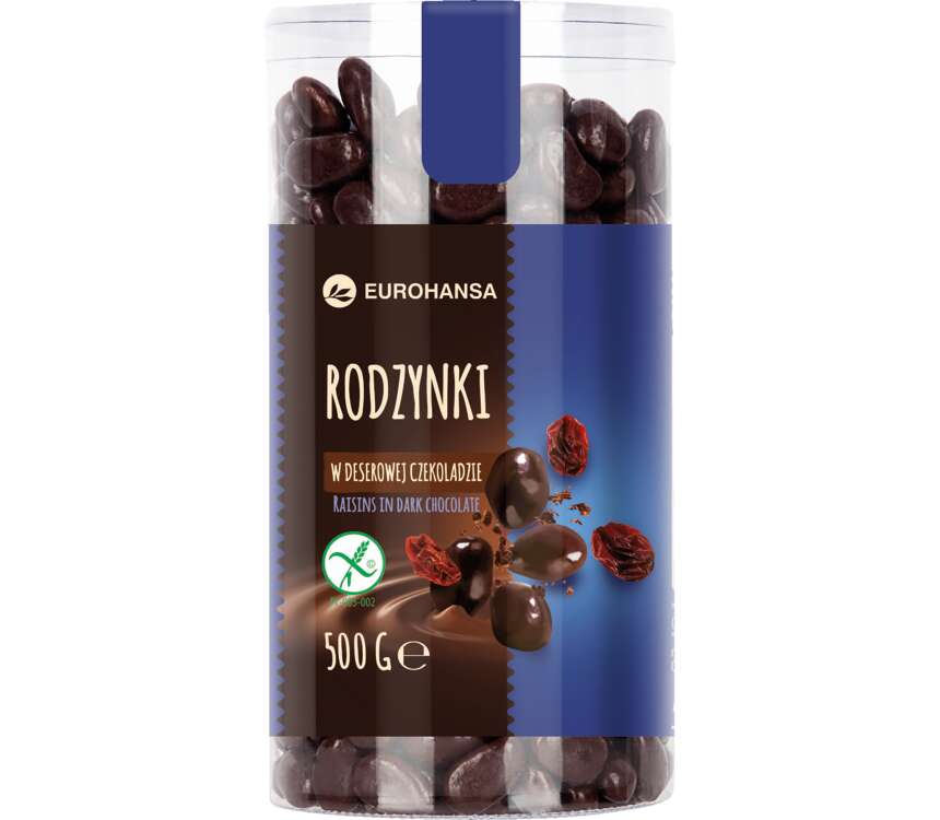 Euroh Rodzynki / Orzechy w czekoladzie 500 g