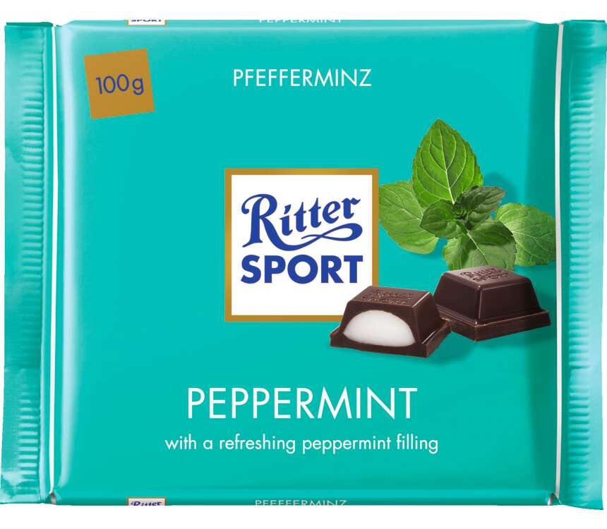 Ritter Sport Czekolada gorzka z nadzien. miętowym 100 g