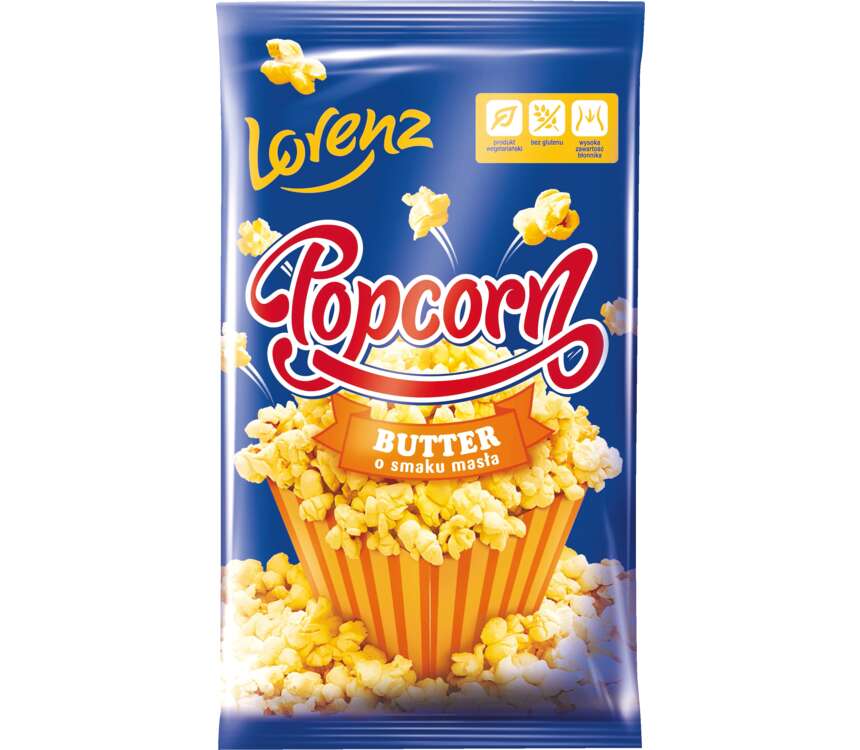 Lorenz Popcorn o sm. masła do mikrofalówki 90 g kaufland.pl
