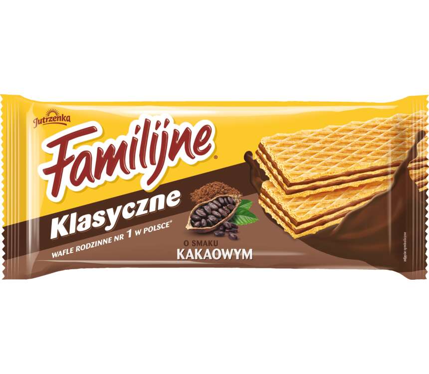 Jutrzenka Wafle familijne kakaowe 180 g kaufland.pl