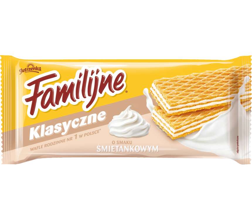 Jutrzenka Wafle familijne śmietankowe 180 g kaufland.pl