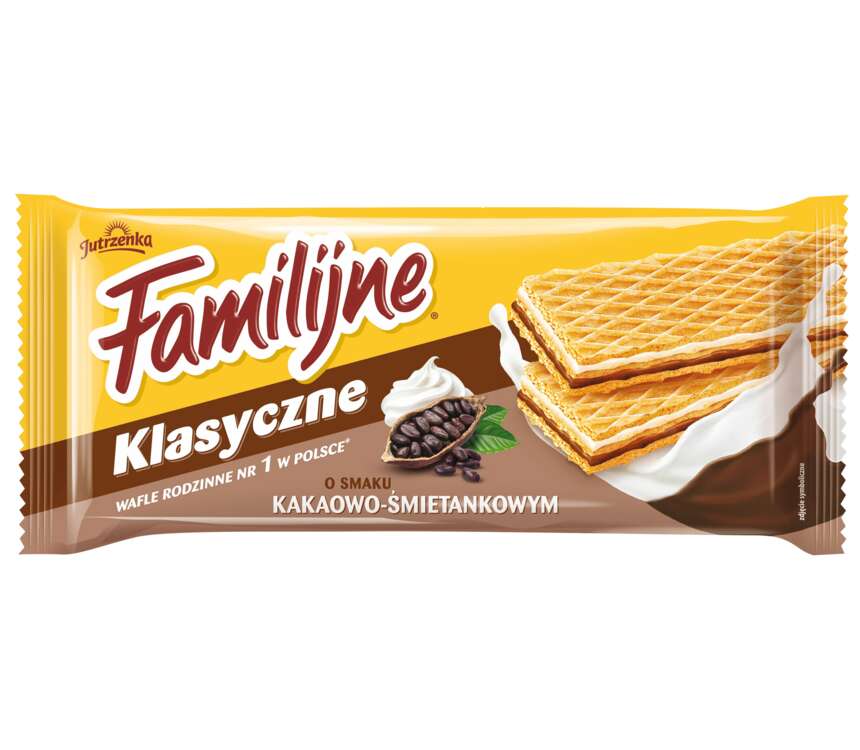 Jutrzenka Wafle familijne kakaowo-śmietankowe 180 g kaufland.pl