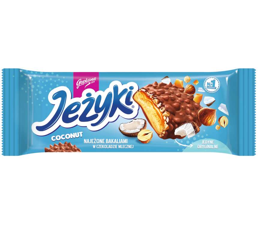 Goplana Jeżyki Kokos Ciastka 140 g kaufland.pl