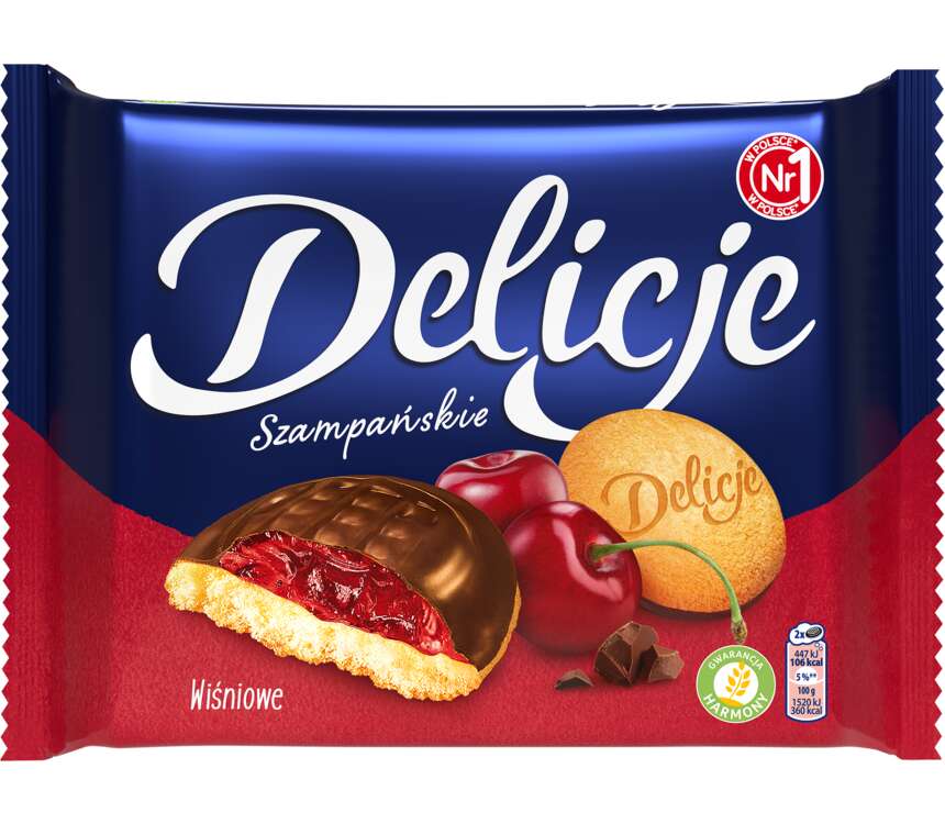 Delicje Szampańskie wiśniowe 294 g