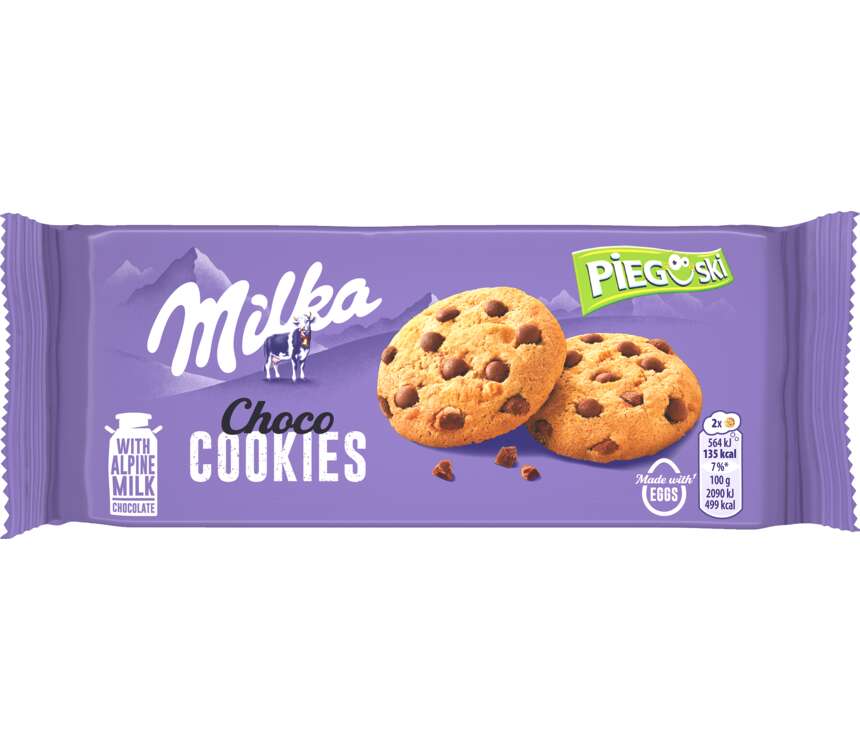 Milka ciastka Pieguski z kawałkami czekolady 135 g kaufland.pl