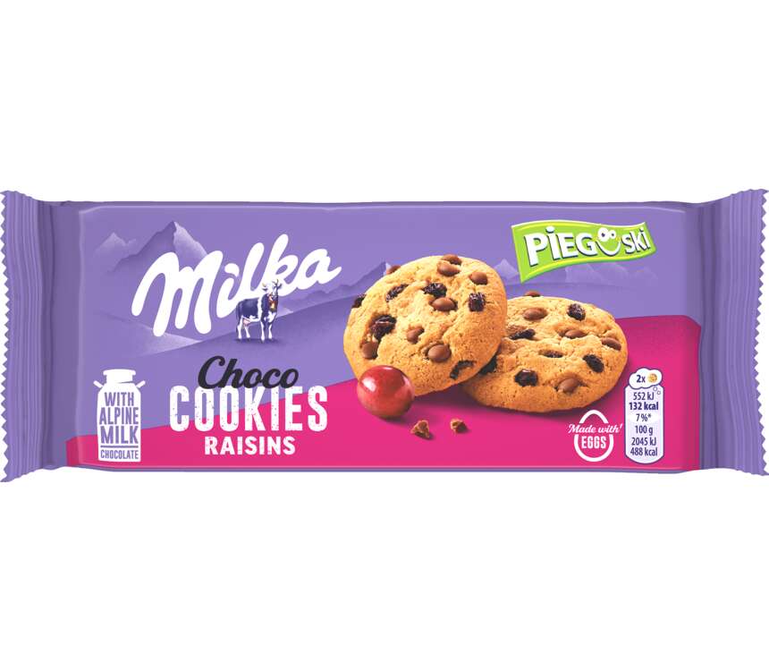 Milka ciastka Pieguski z rodzynkami 135 g kaufland.pl