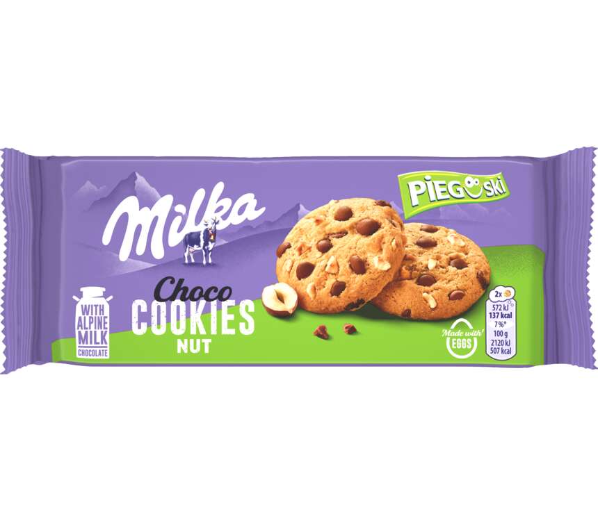 Milka ciastka Pieguski z orzechami  135 g kaufland.pl