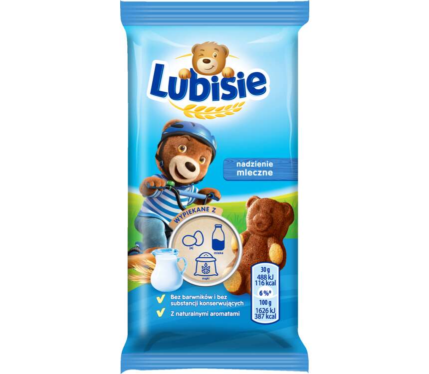 Petitki Lubisie Ciastko biszkoptowe mleczne 30 g kaufland.pl