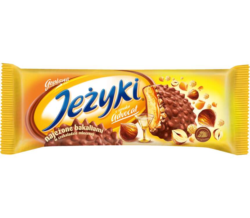 Goplana Jeżyki Advocat Ciastka 140 g kaufland.pl