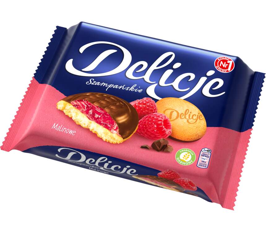 Delicje Szampańskie malinowe 294 g kaufland.pl