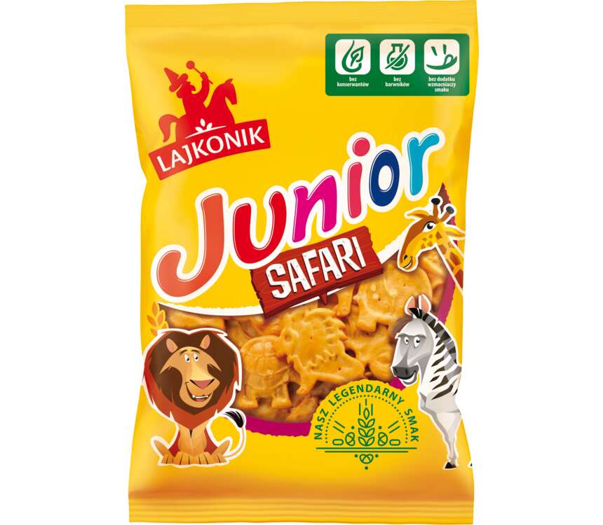 Lajkonik Safari Junior krakersy 125 g kaufland.pl