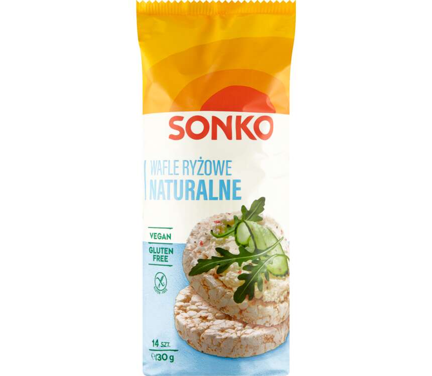 Sonko Wafle ryżowe naturalne 130 g kaufland.pl
