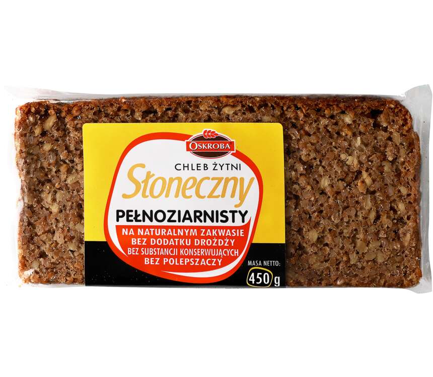 Oskroba Chleb słoneczny pełnoziarnisty 450 g
