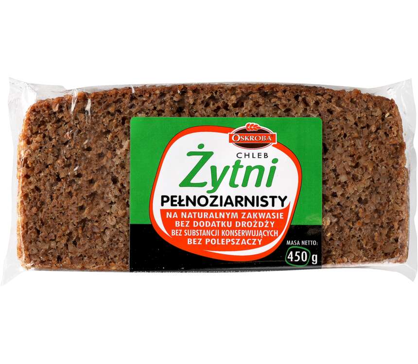 Oskroba Chleb żytni pełnoziarnisty 450 g