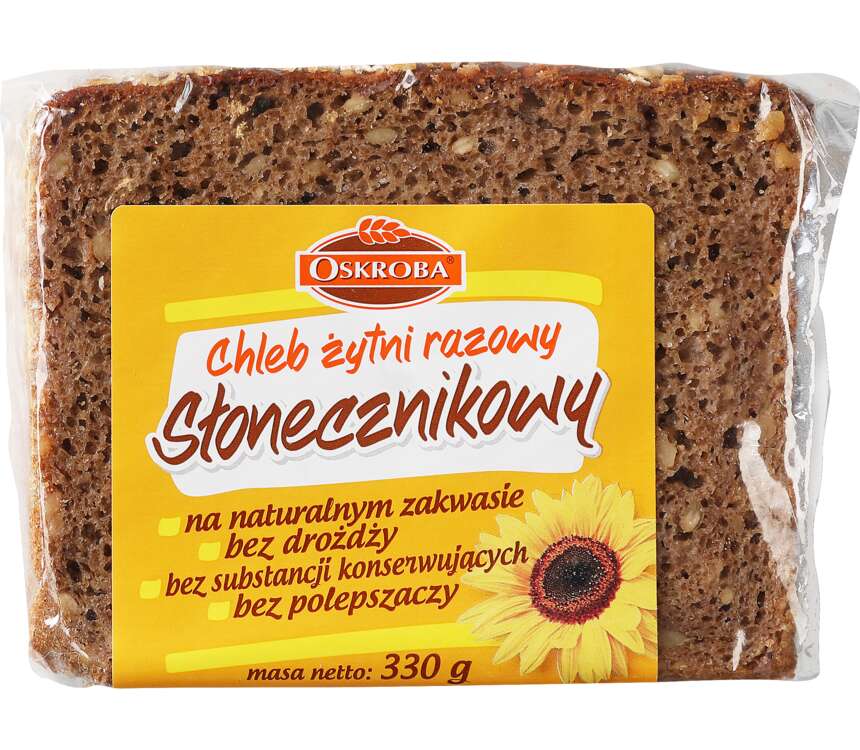 Oskroba Chleb żytni słonecznikowy 330 g