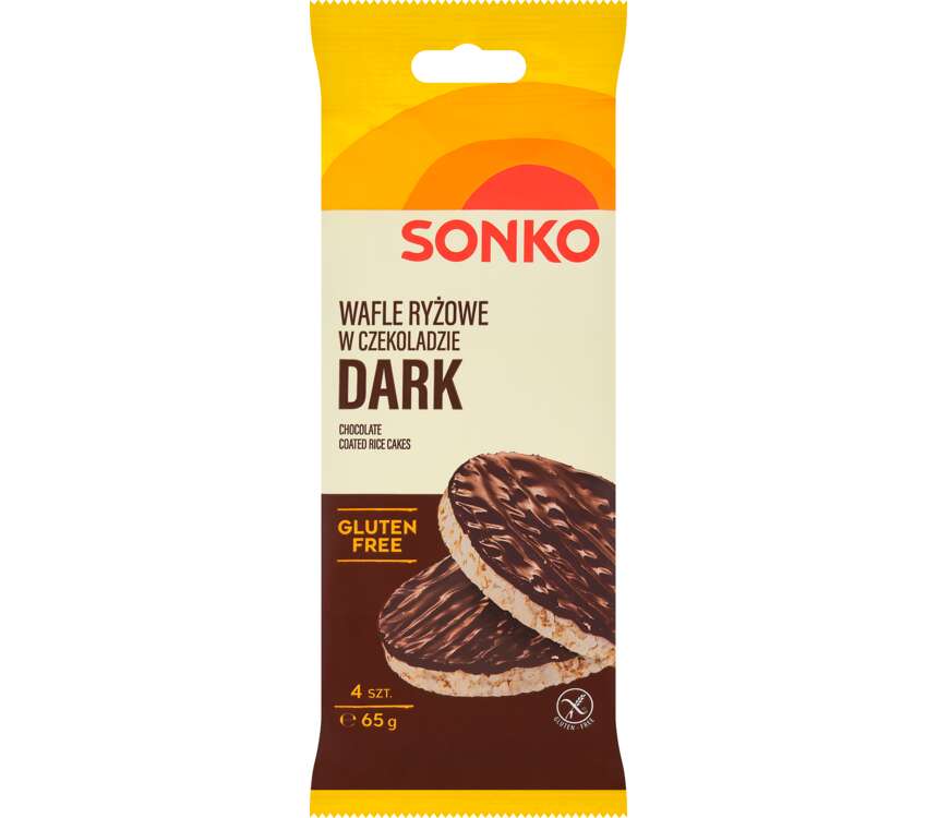 Sonko Wafle ryżowe w czekol. gorzkiej 65 g kaufland.pl