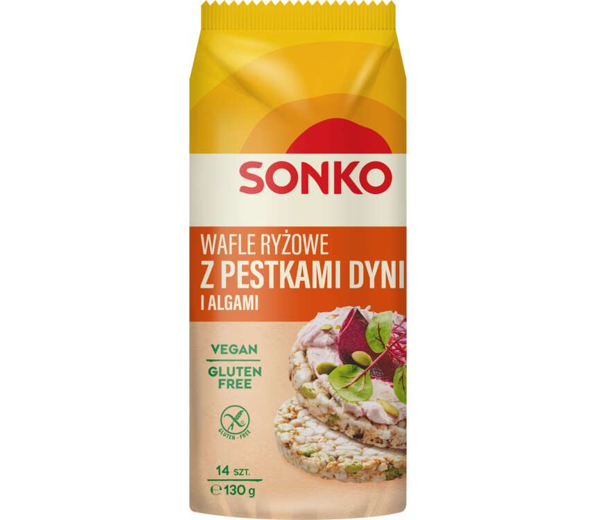 Sonko Wafle ryżowe z dynią 130 g kaufland.pl