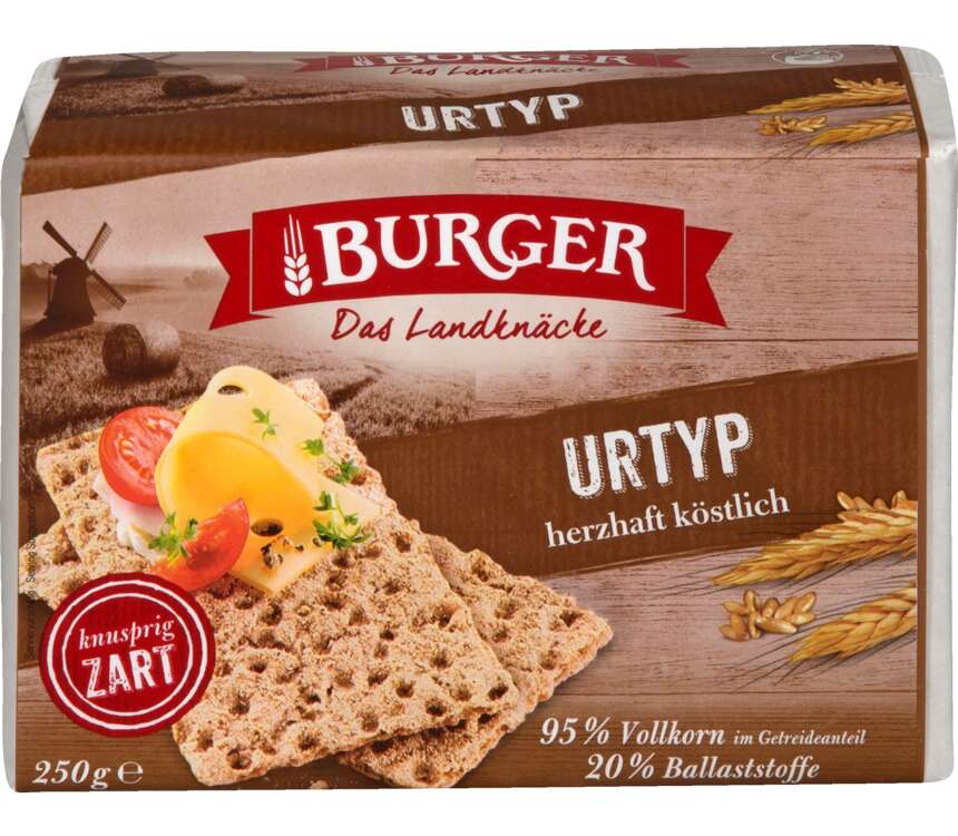 Burger Pieczywo chrupkie żytnie razowe/słodz. 250 g