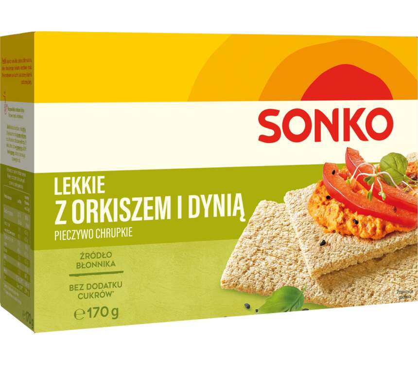 Sonko Pieczywo lekkie z orkiszem i dynią 170 g kaufland.pl