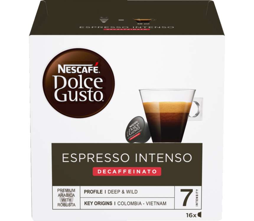 Nescafe Dolce Gusto Kapsułki z kawą Espresso Intensiv 16 sztuk