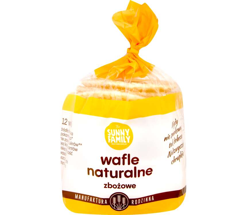 Sunny Corn Wafle zbożowo-ryżowe naturalne 60 g