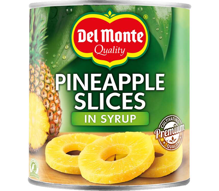Del Monte Ananas plastry w syropie 510/840g