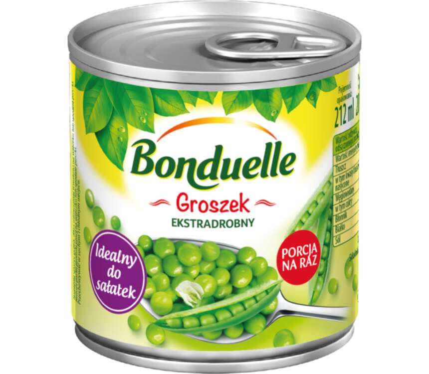 Bonduelle Groszek konserwowy ekstradrobny 140/200g kaufland.pl