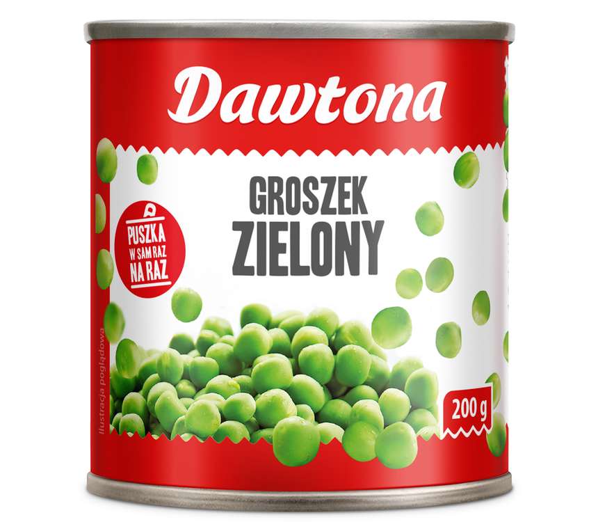 Dawtona Groszek konser.  140/200g