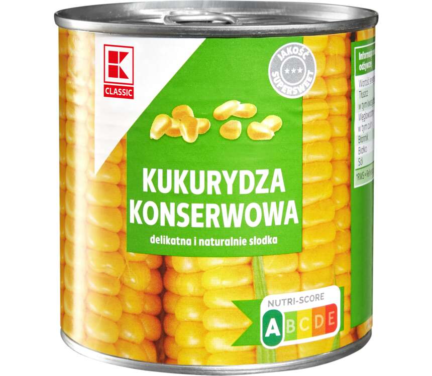K-Classic Kukurydza supersłodka 285/340g