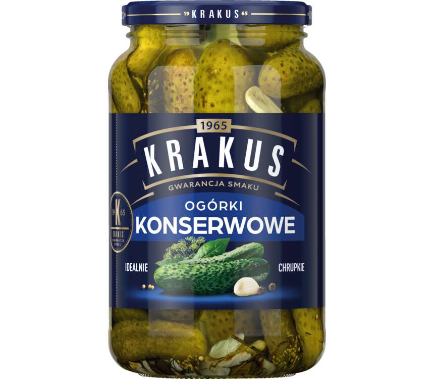Krakus Ogórki konserwowe  450/920g kaufland.pl