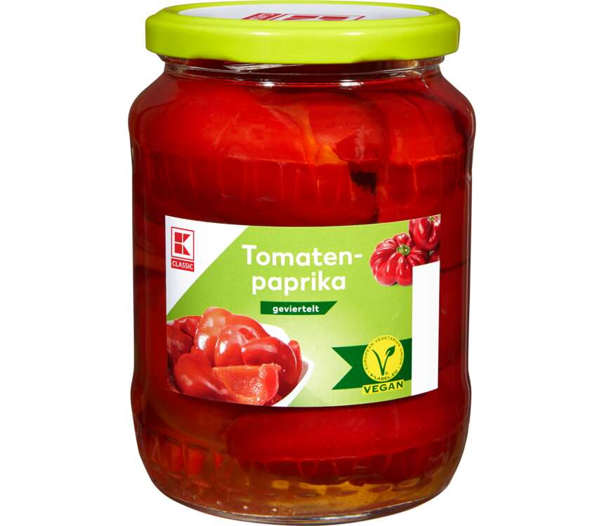K-Classic Papryka pomidorowa ćwiartki 300/650g