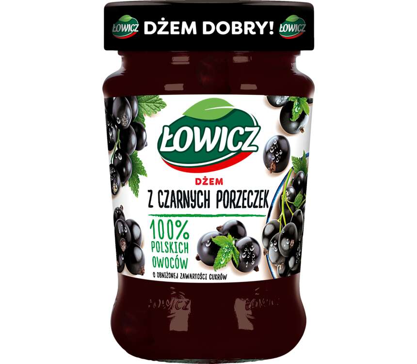Łowicz Dżem czarna porzecz.  280 g kaufland.pl
