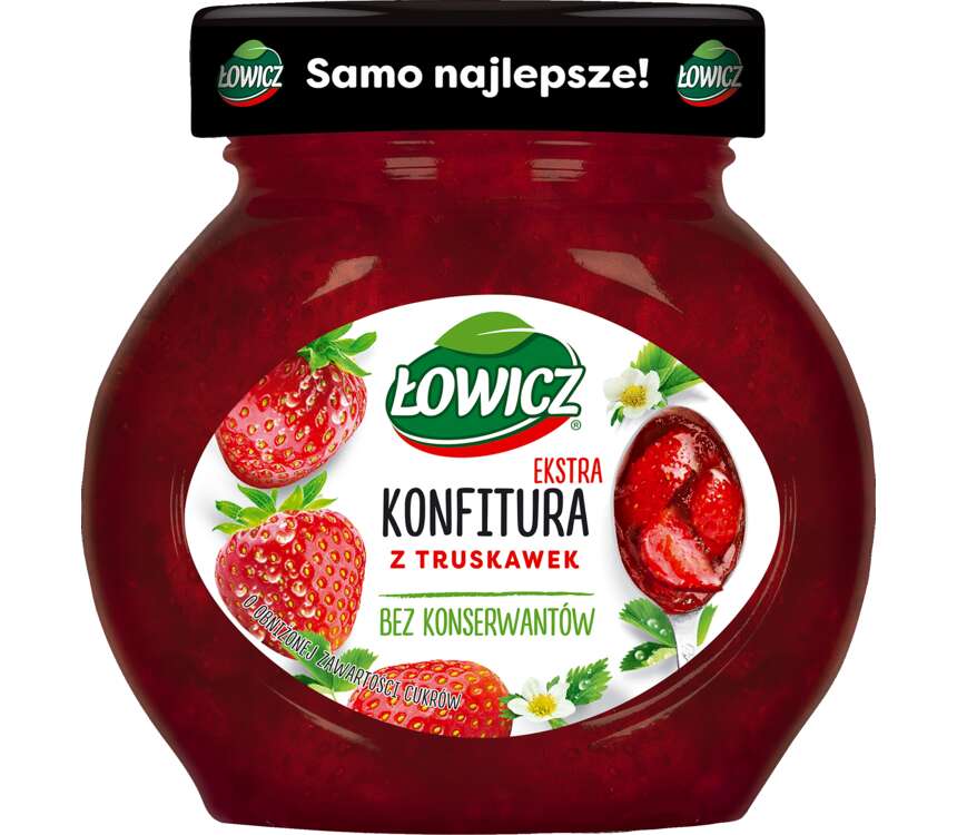 Łowicz Konfitura truskawkowa 240 g kaufland.pl