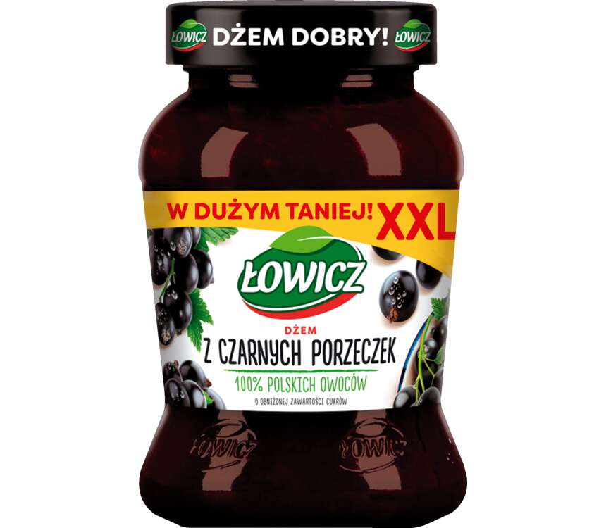 Łowicz Dżem z czarnej porzeczki 450 g kaufland.pl