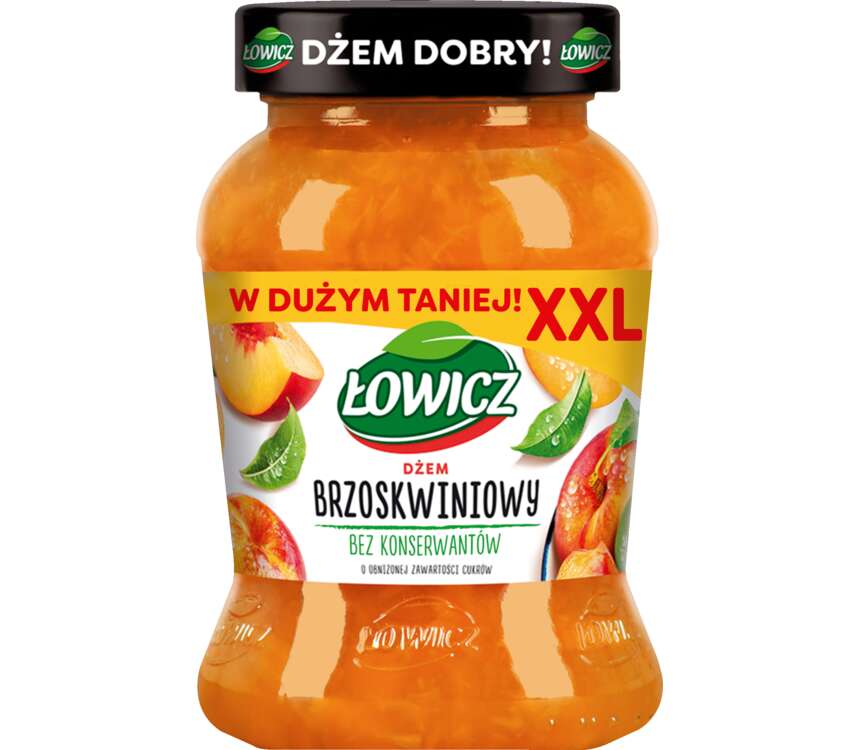 Łowicz Dżem brzoskwiniowy  450 g kaufland.pl