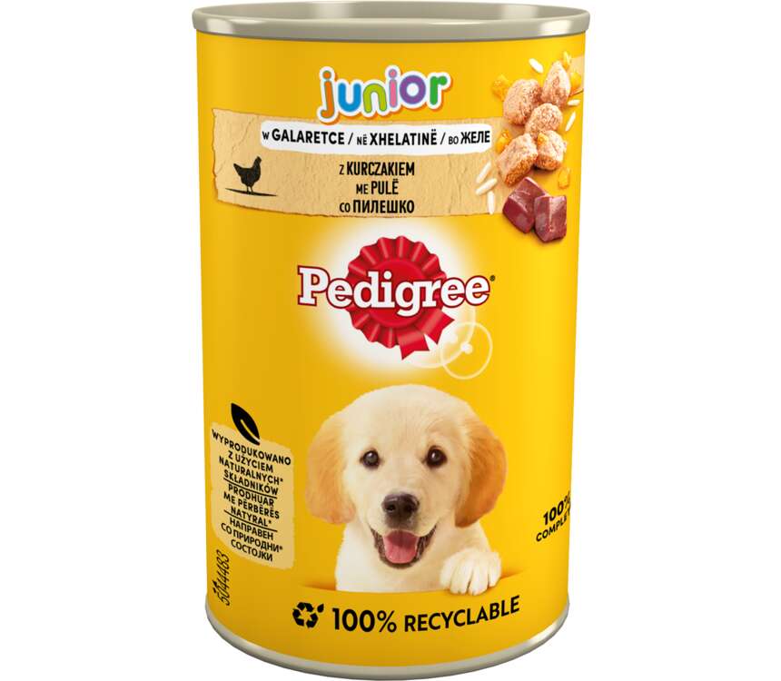 Pedigree junior Karma dla psa mokra z kurczakiem 400 g kaufland.pl