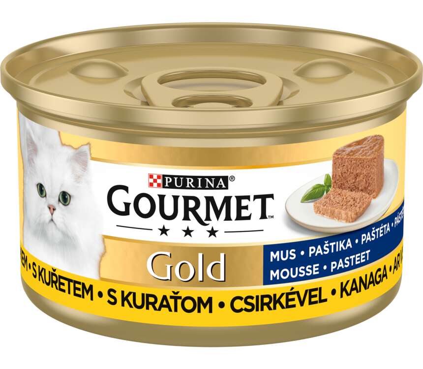 Gourmet Gold Pokarm dla kotów mus z kurczaka 85 g