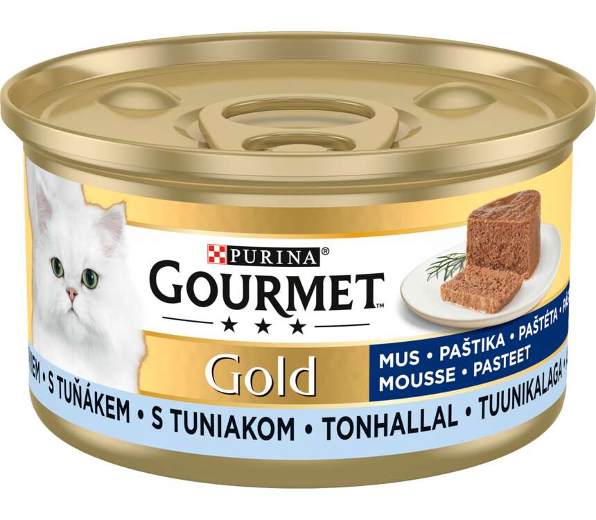 Gourmet Gold Pokarm dla kotów mus z tuńczyka 85 g
