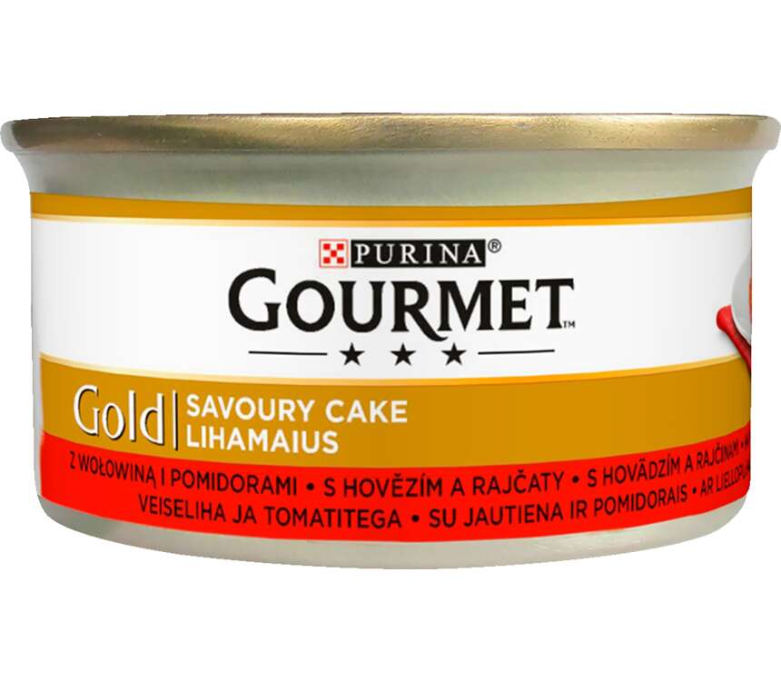 Gourmet Gold Pokarm dla kotów mus z wołowiną 85 g