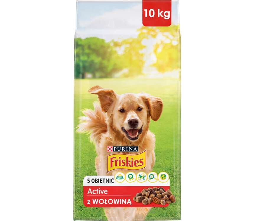 Friskies Karma dla psa sucha Active 10 kg