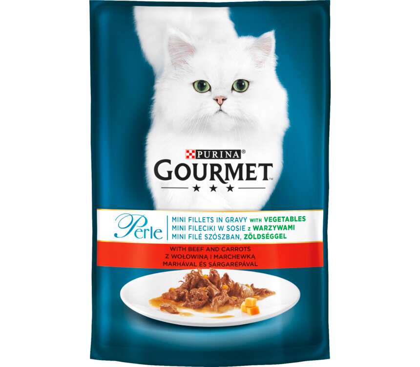 Gourmet Perle Pokarm dla kotów wołowina 85 g